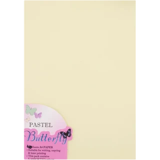 Butterfly Pastel A4 Paper 40 Pack