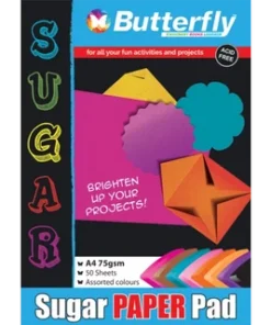 Butterfly Sugar A4 Paper Pad 50 Sheets