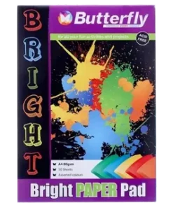Butterfly Empire A4 Bright Paper Pad 50 Sheet